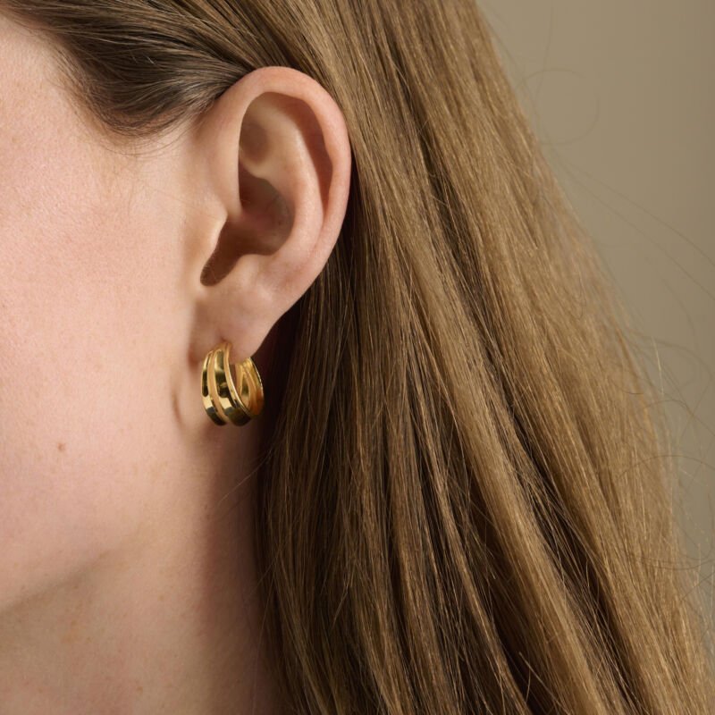 Pernille Corydon - Ocean Shine Ørering i Guld