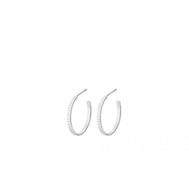Pernille Corydon Øreringe - Sea Reflection Hoops i Sølv