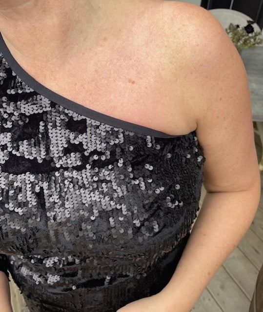 Co´Couture - Sera Paillet Kjole i Sort