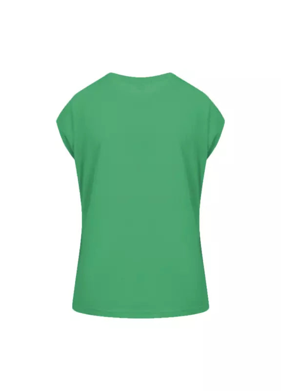 Coster Copenhagen - CC Heart Basic T-shirt V-Hals i Emerald Green