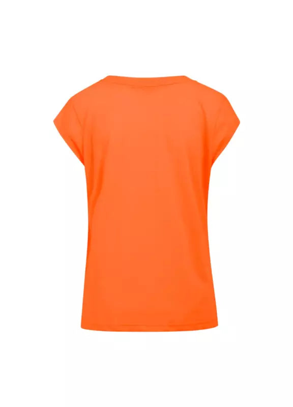 Coster Copenhagen - CC Heart Basic T-shirt V-Hals i Orange