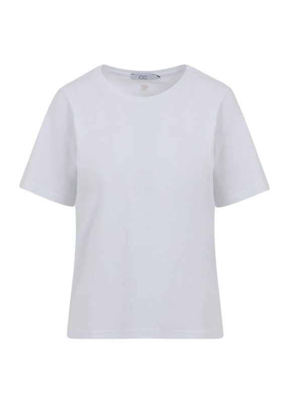 Coster Copenhagen - CC-Heart T-shirt i Organisk Bomuld i Hvid