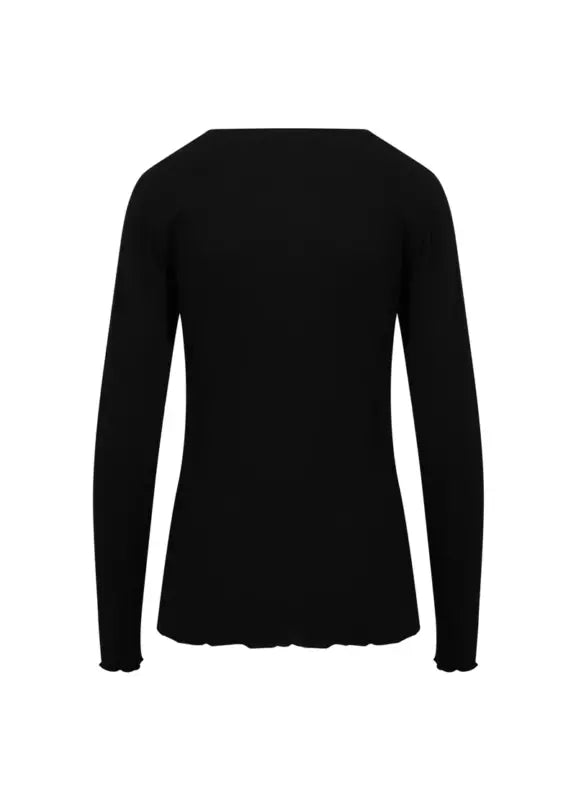 Coster Copenhagen Bluse - CC-Heart Sofia Langærmet Bluse i Sort