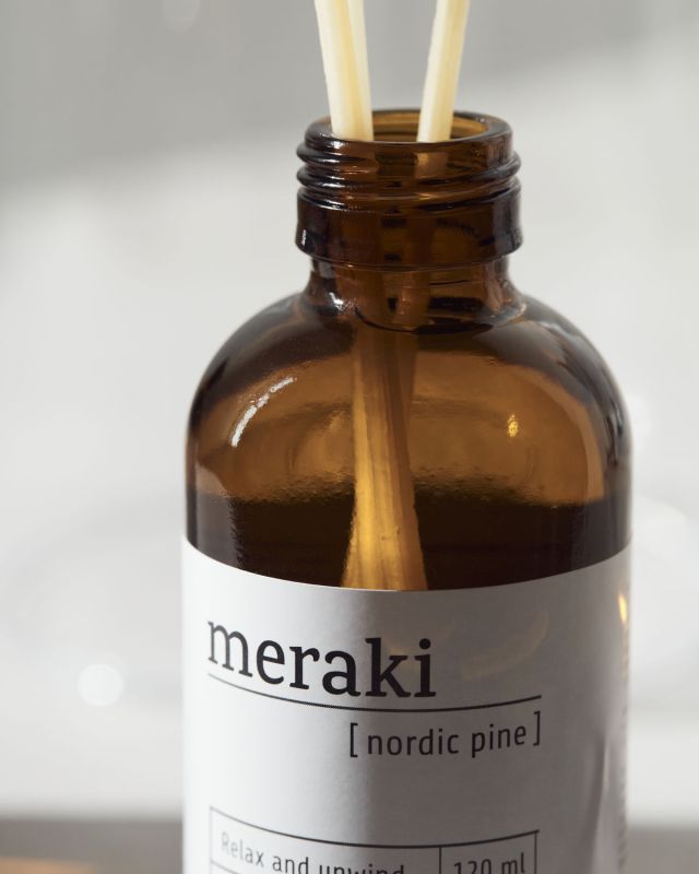 Meraki Duftpinde - Diffuser med 7 Pinde, Nordic Pine Duft