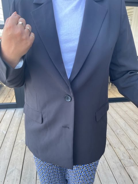 Second Female - Evie Klassisk Blazer i Sort