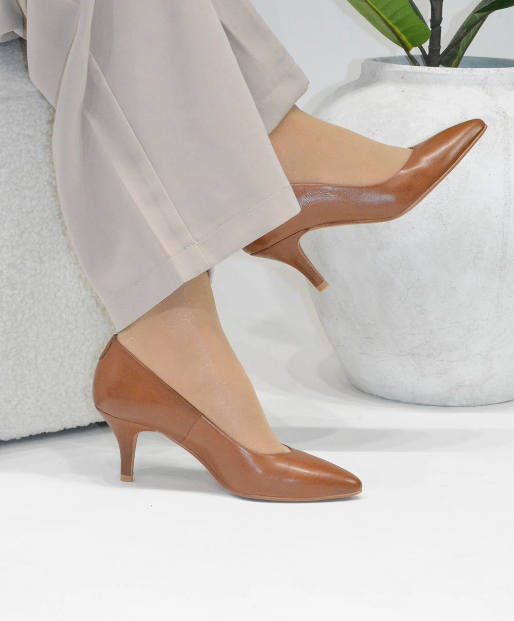 Shoedesign - Jasmin Stiletter i Brandy