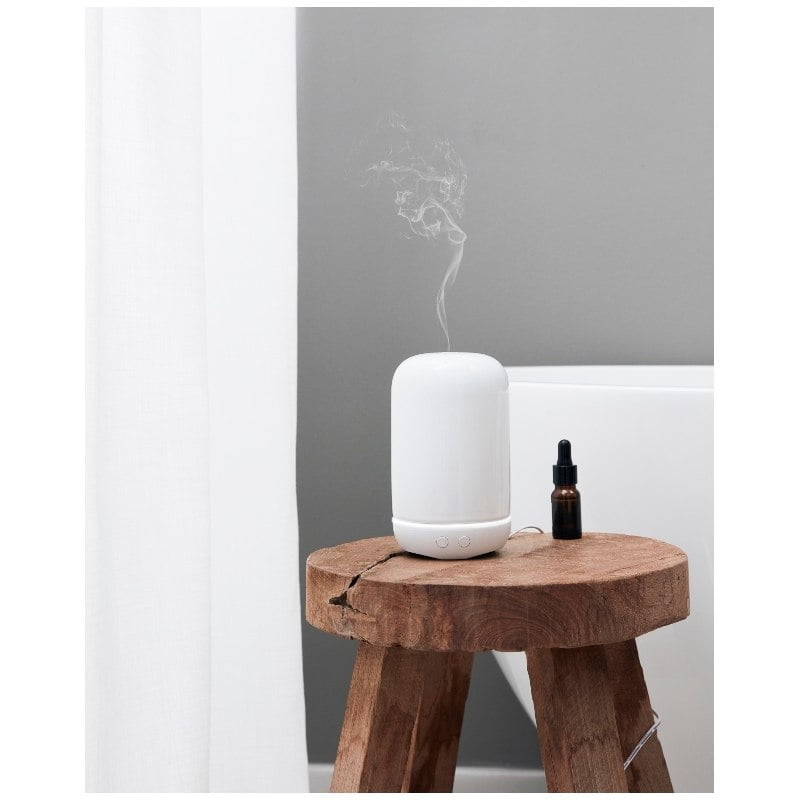 Meraki - Essential Oil Burner Vitalba Ceramic i Hvid