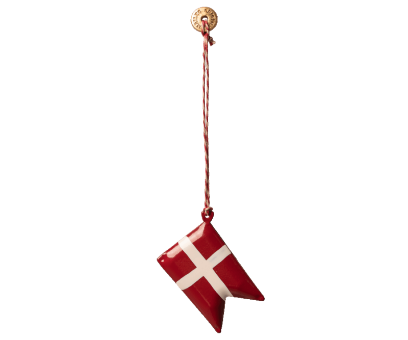 Maileg - Metal Ornament Dansk Flag