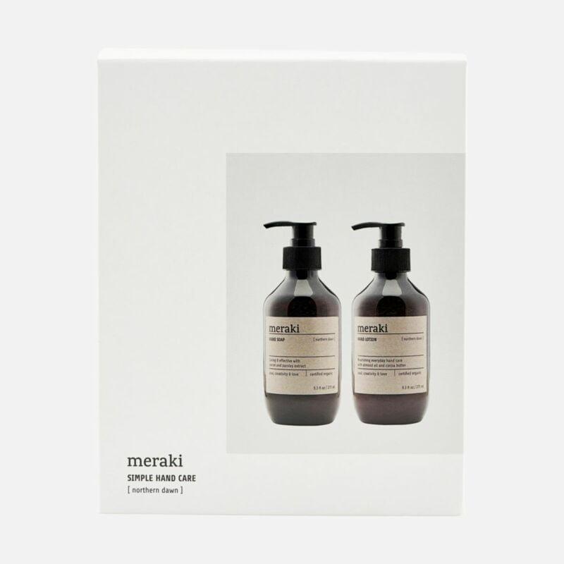 Meraki Gaveæske - Gaveæske Håndsæbe og Lotion Northern Dawn