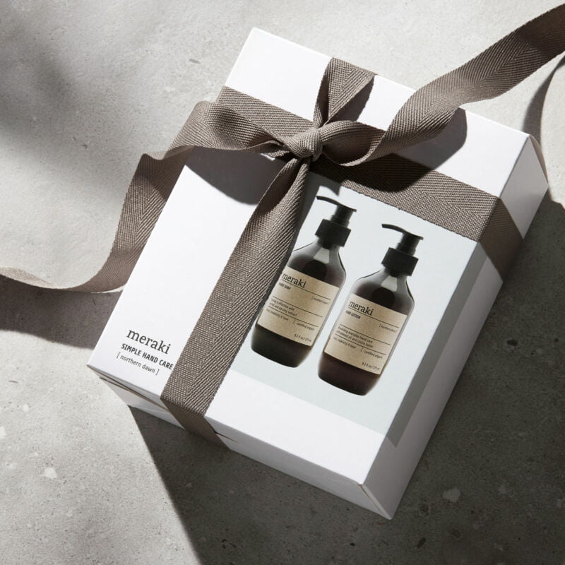 Meraki Gaveæske - Gaveæske Håndsæbe og Lotion Northern Dawn