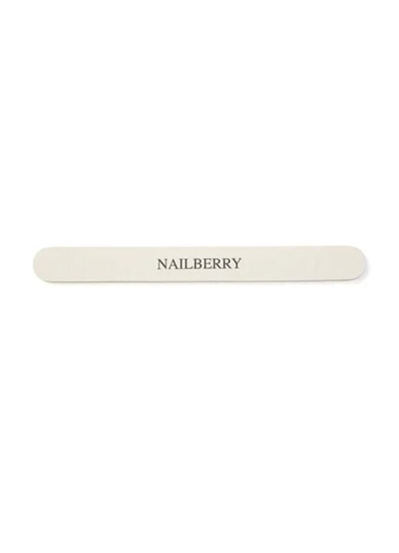 NAILBERRY Neglefil - Neglefil i Hvid Med Logo