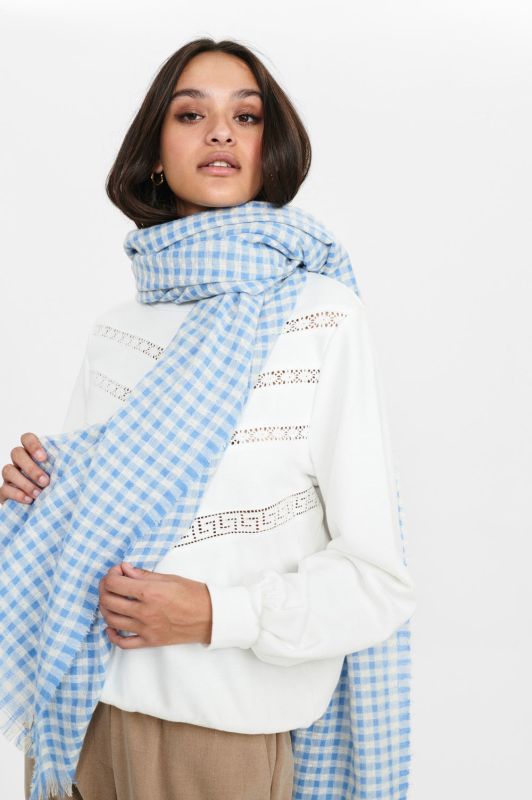 Nümph - NuFleurie Tørklæde i Della Robbia Blue