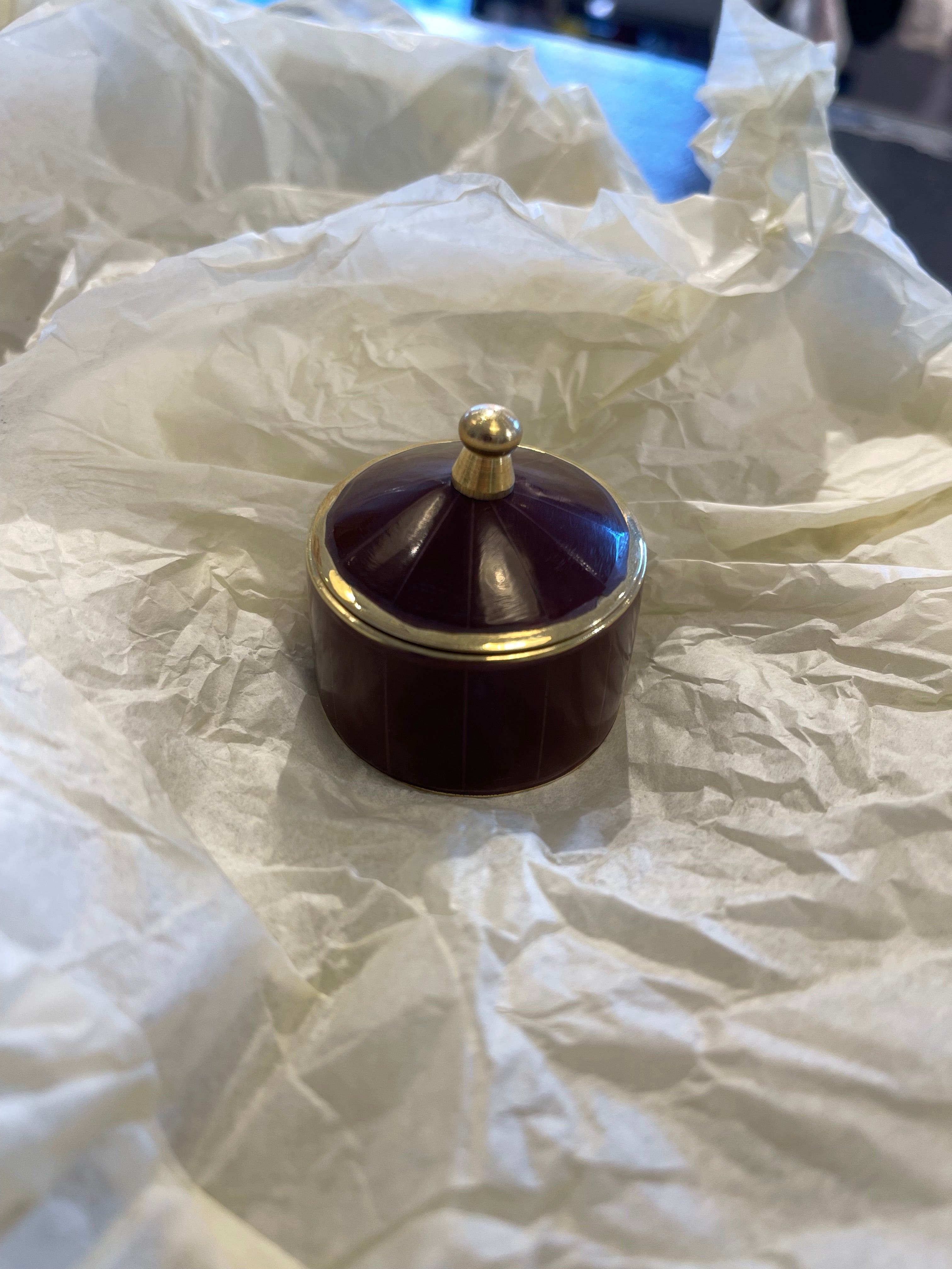 Doing Goods Box - Bailey Circus Box Small Burgundy