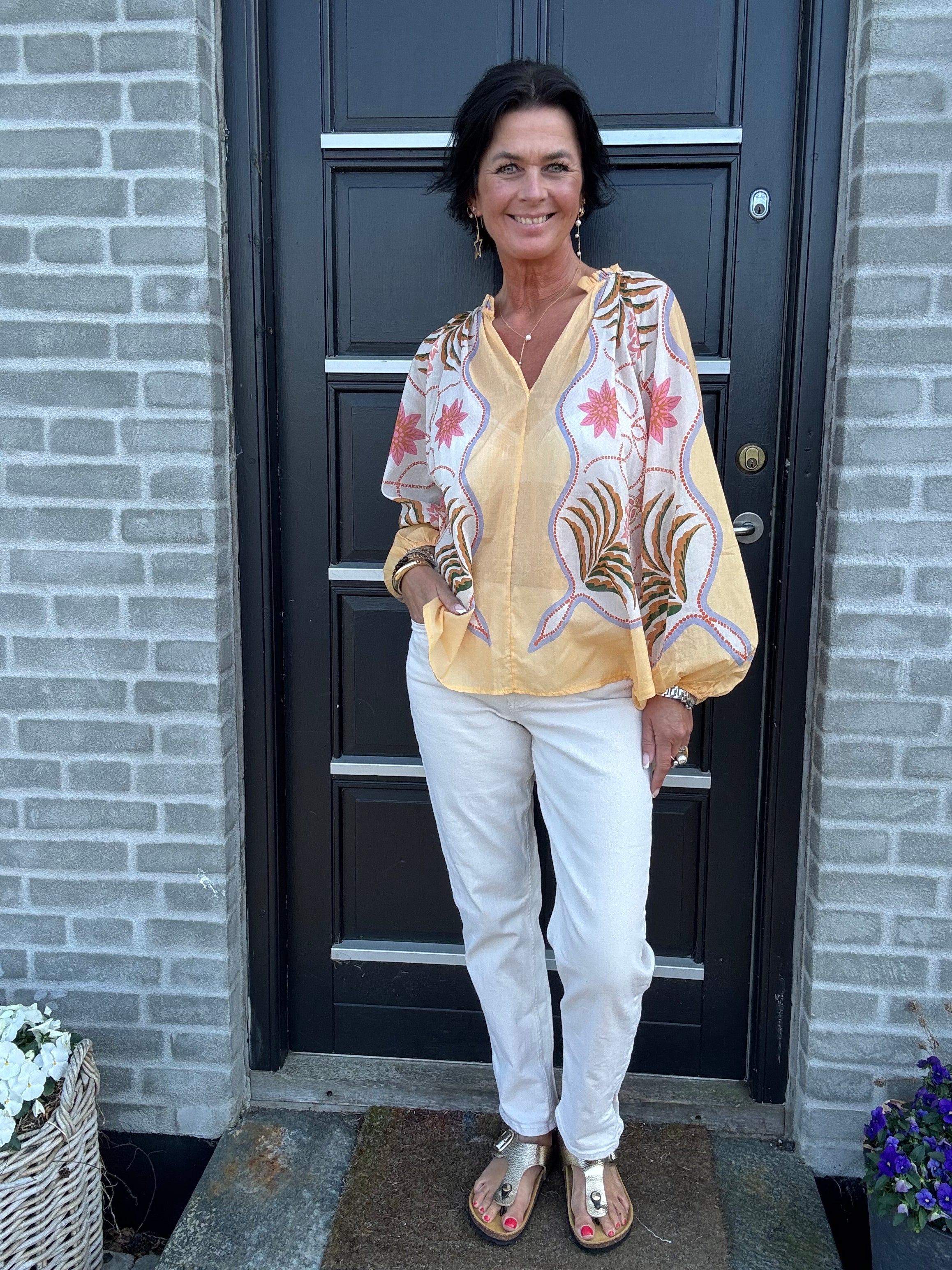 Black Colour Bluse - BcMagnolia Bluse i Butter Yellow