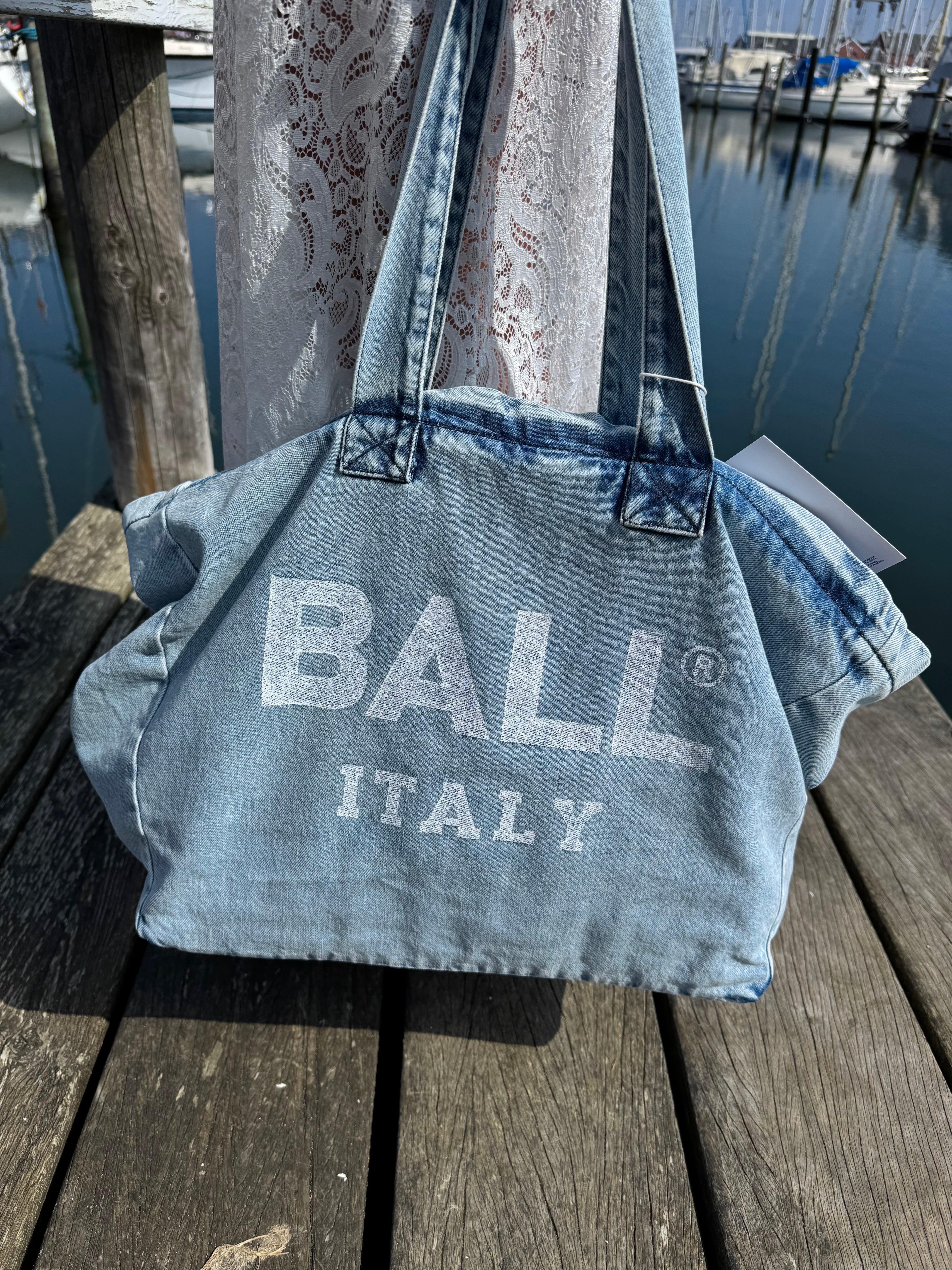Ball Original Taske - BaParto Denim Taske i Light Blue Denim