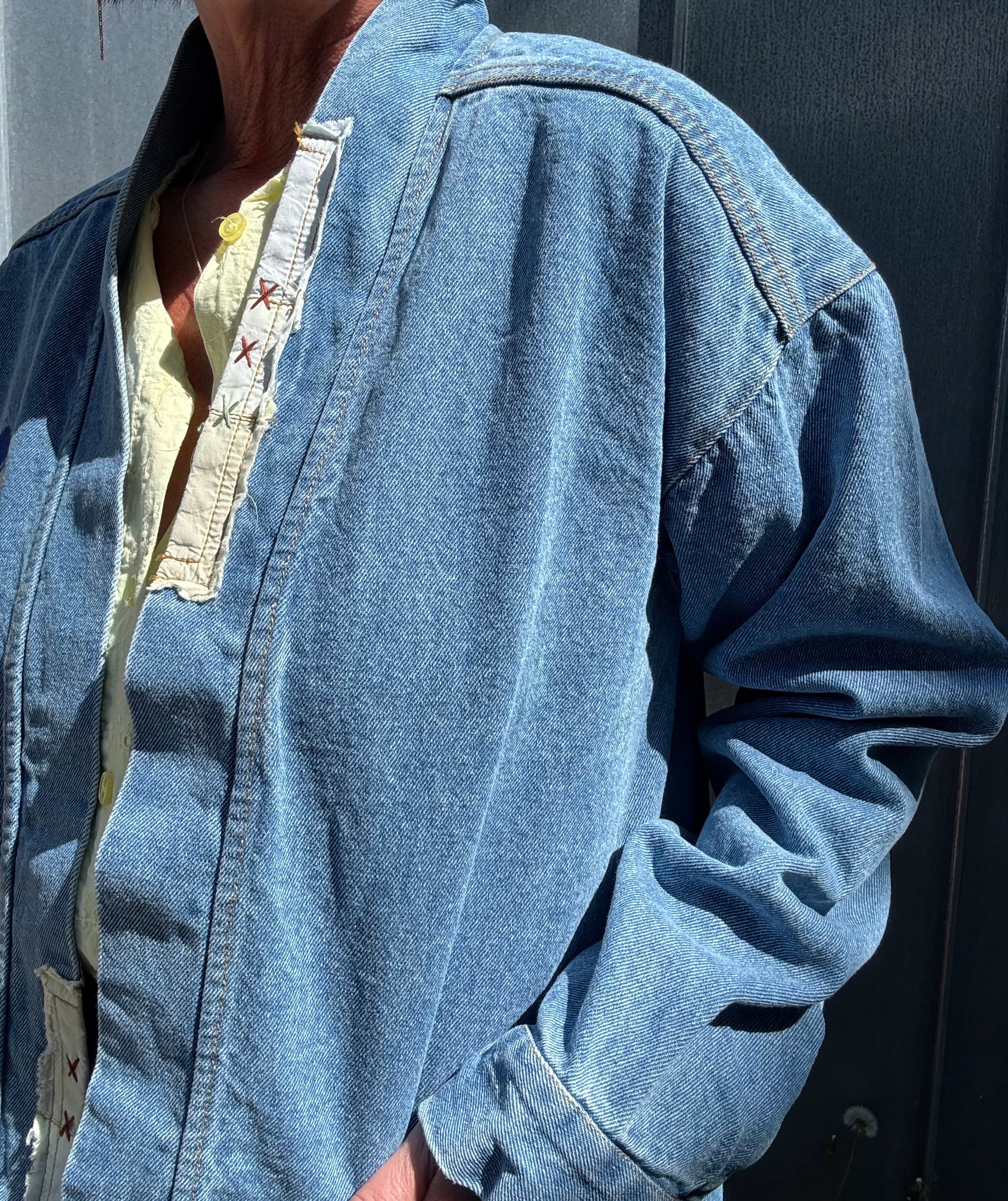 Lollys Laundry Jakke - MilaLL Jakke i Washed Denim