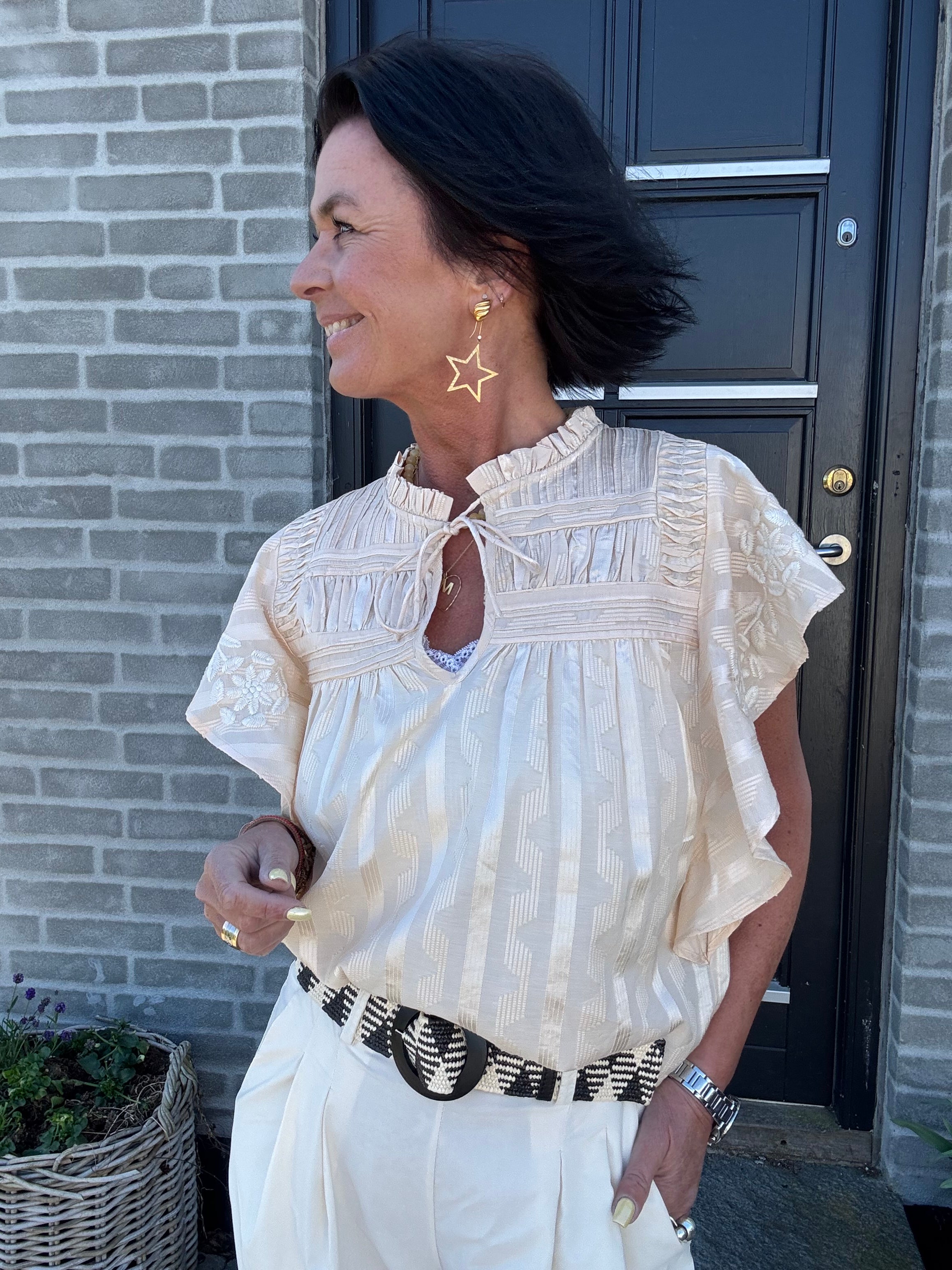 Gossia Bluse - IdaGO Bluse i Champagne