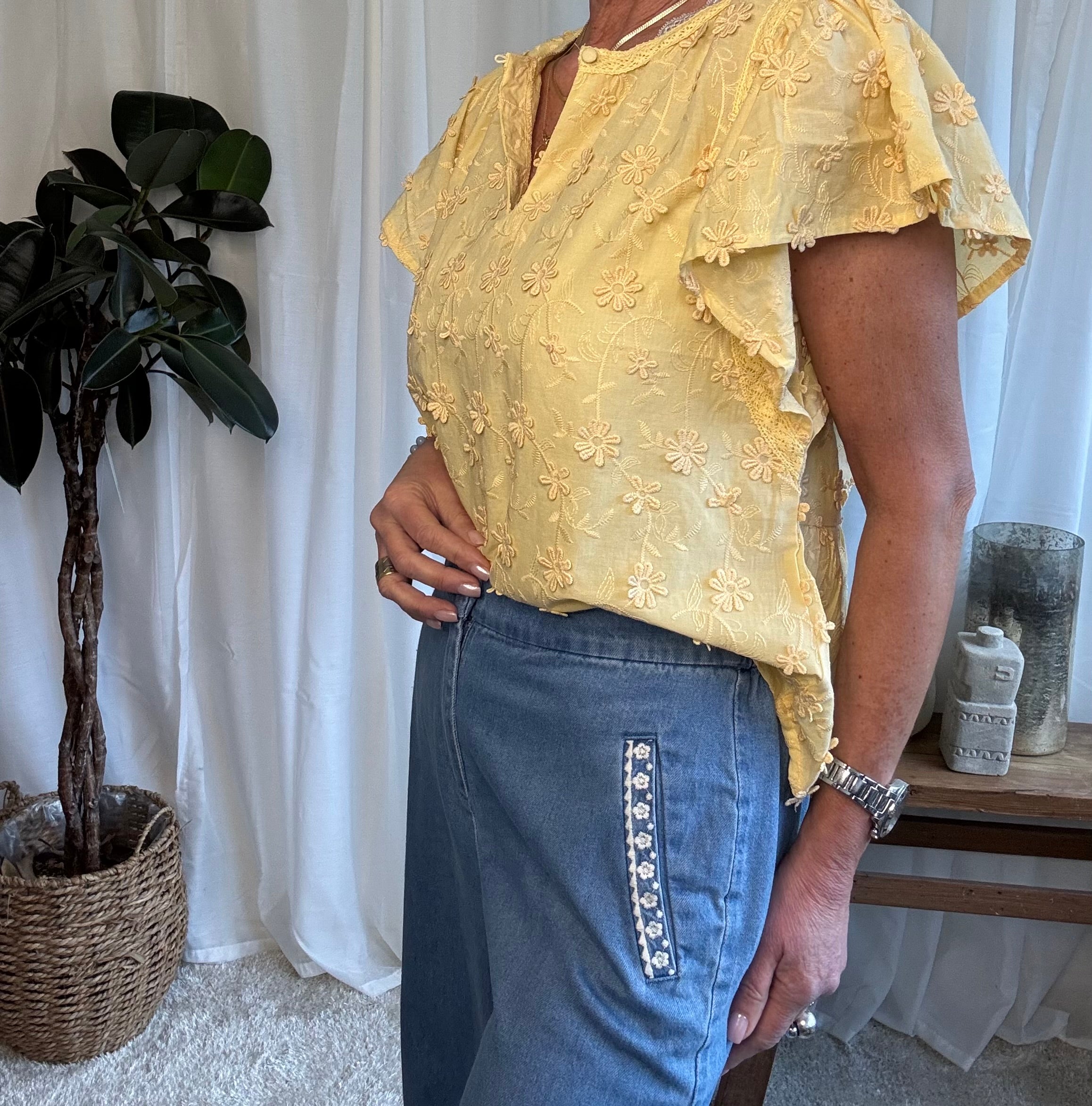 Atelier Rêve Top - IRLiane SS Top i Golden Haze