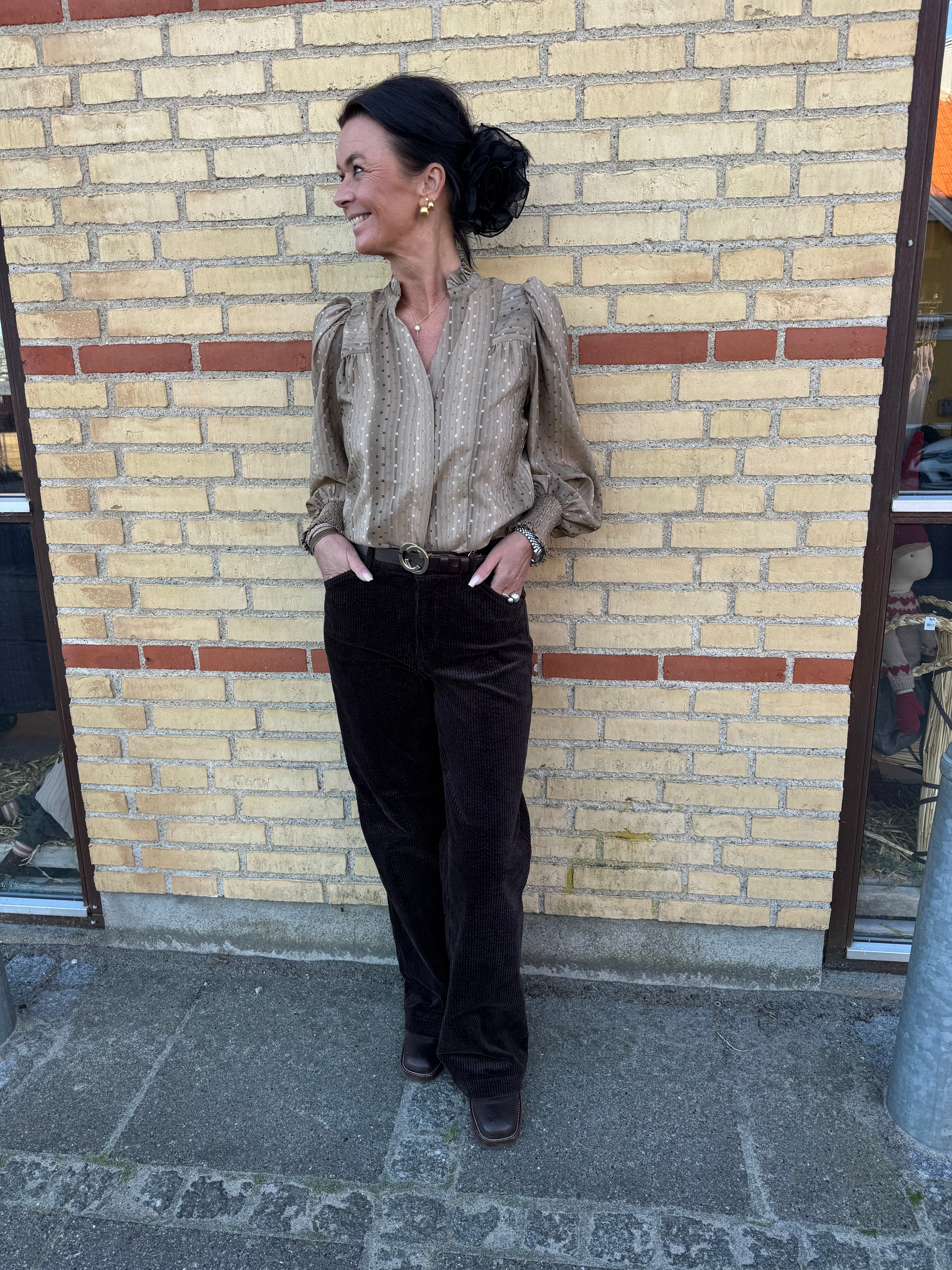 Co´Couture Skjorte - OllyCC Skjorte i Walnut