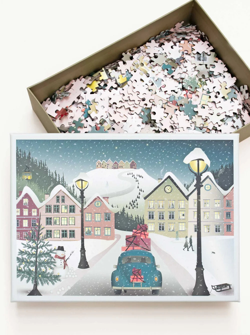 Visse Vasse Puslespil - Let It Snow Puslespil 1000 Brikker