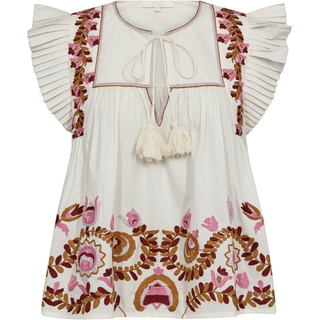 Gossia Blusen - ZarinaGO Bluse i Off-White