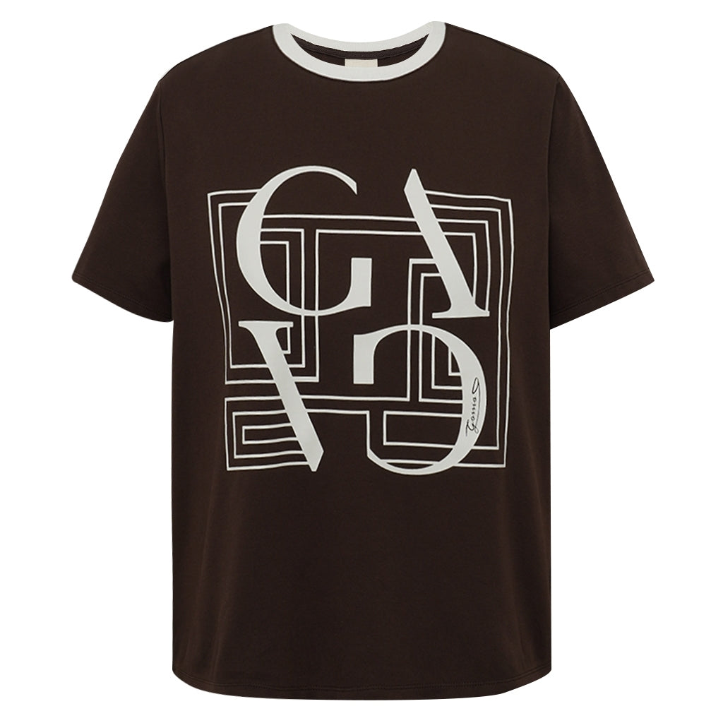 Gossia T-shirt - BasGO T-shirt i Chocolate