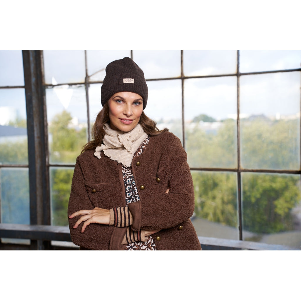 MARTA du château Hue - 151512 MdcDelie Rib Beanie Hue i Brun