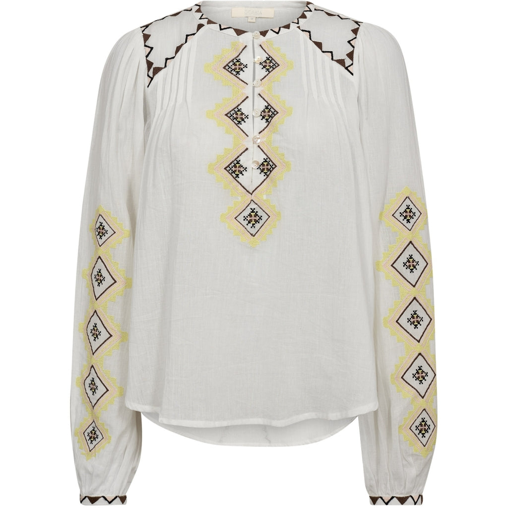 Gossia Blusen - ZillaGO Bluse i Off-White