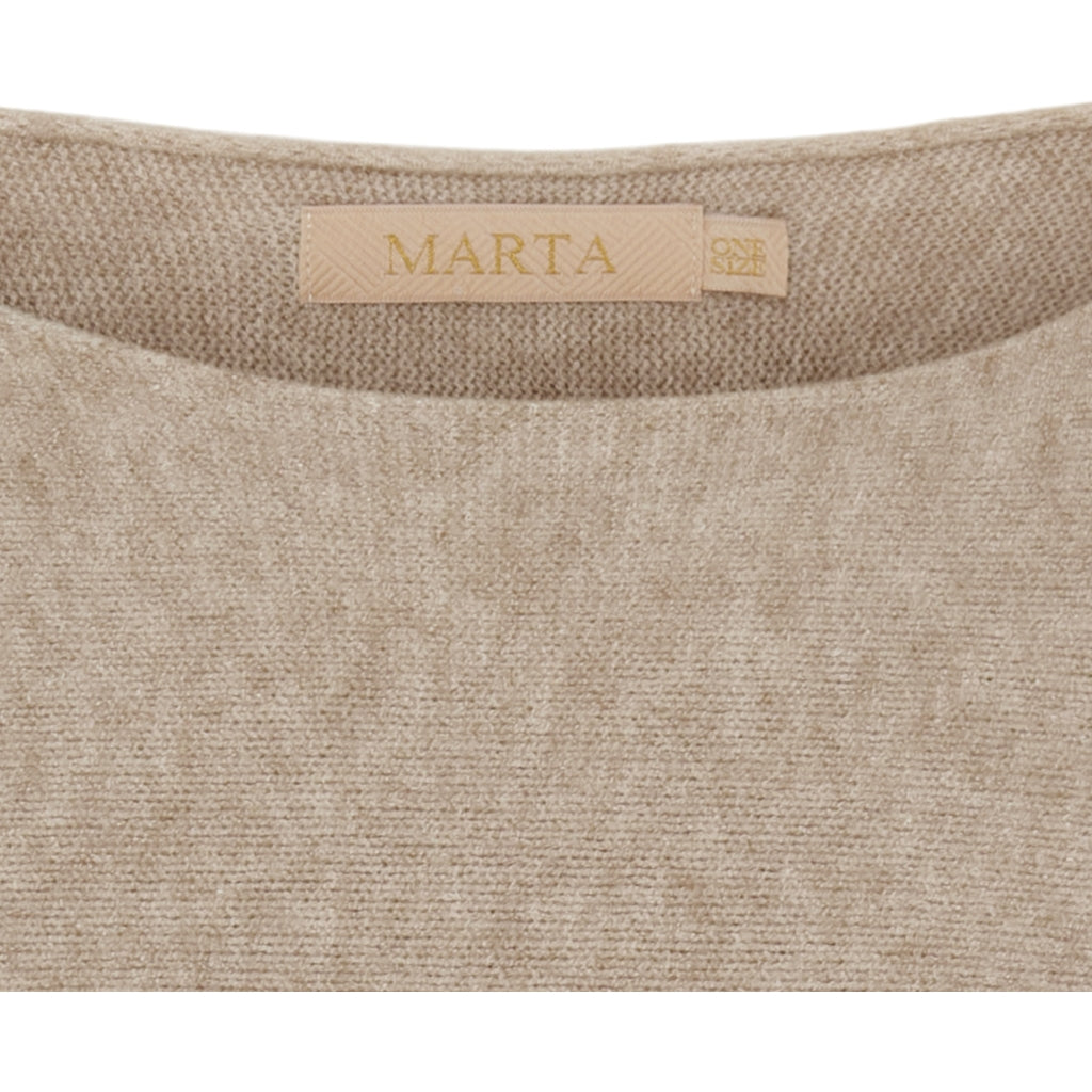 MARTA du château Strik - 5003 MdcSia Strik Bluse i Medium Beige