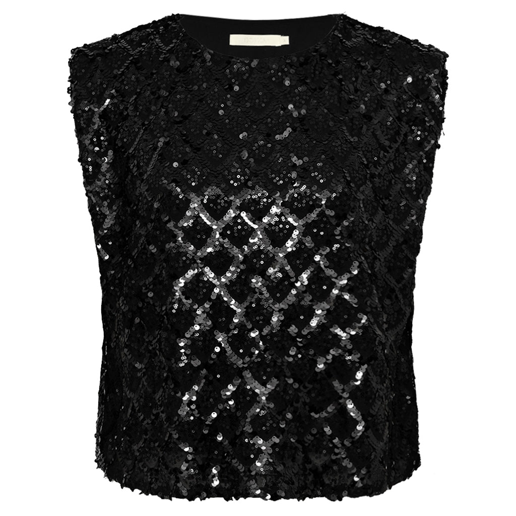 Gossia Top - HollyGO Top i Sort