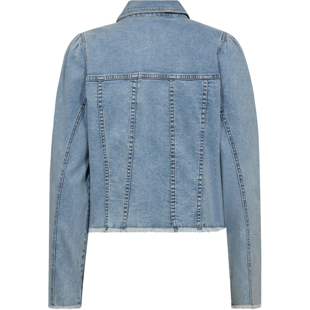 Gossia Jakke - LouiseGO Jo Denim Jakke i Light Blue Denim