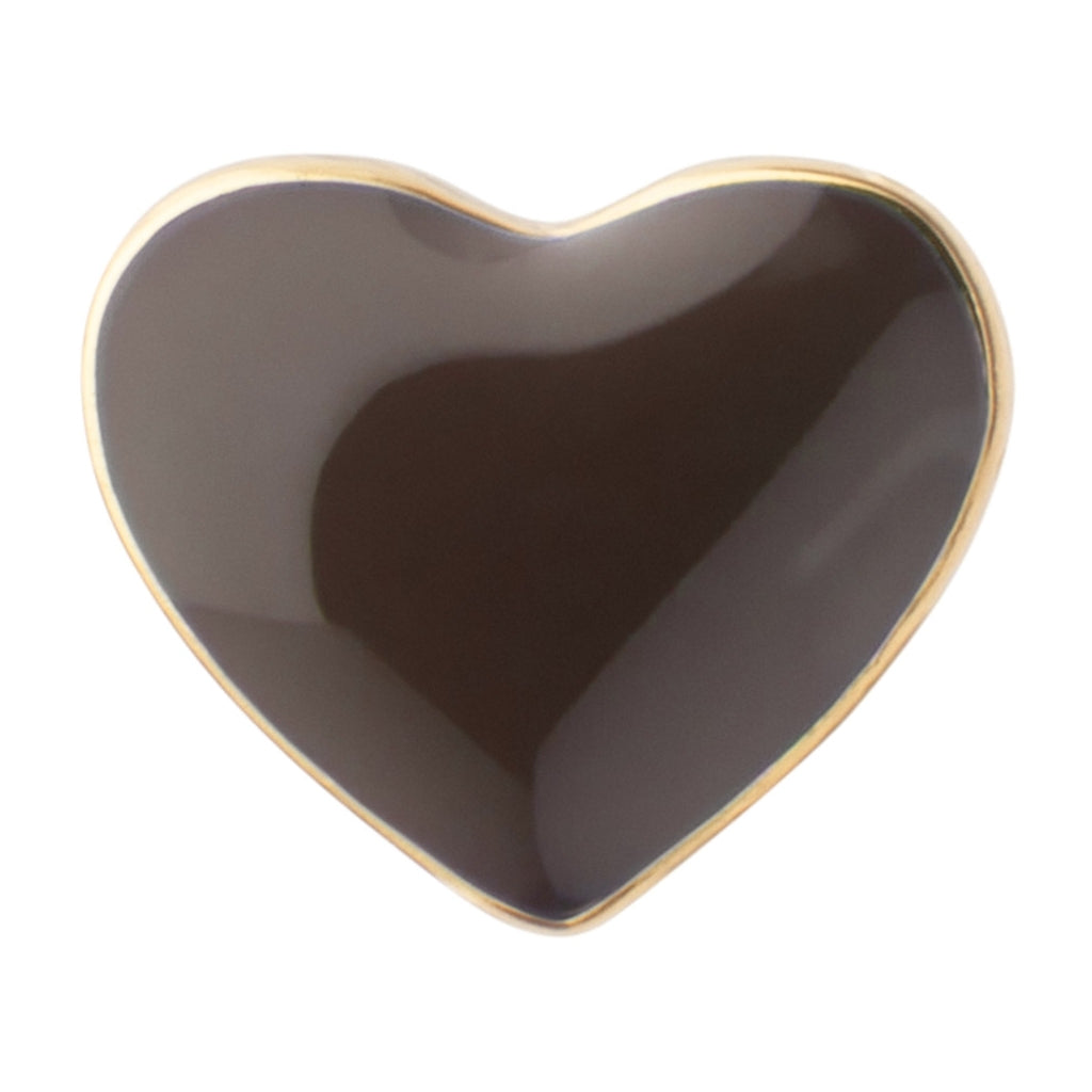 LULU Copenhagen Ørering - Love U Ørestik Hjerte i Cocos Powder