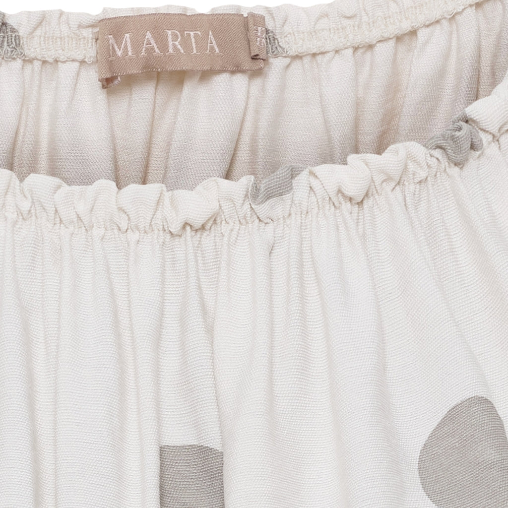 MARTA du château Top - 26136 MdcLuciana Top i Beige Dots