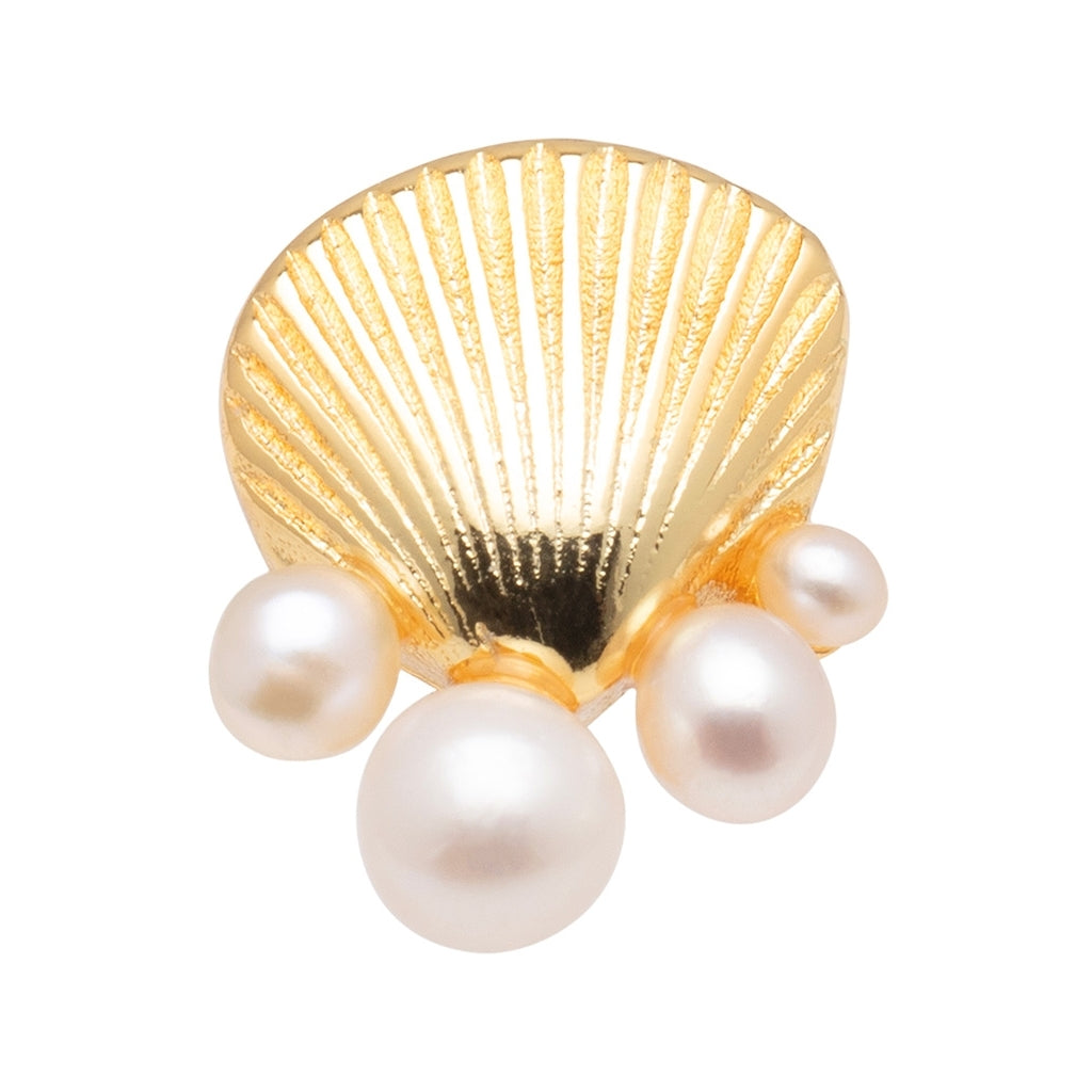 LULU Copenhagen Ørering - Bouquet Shell & Pearl Ørestik