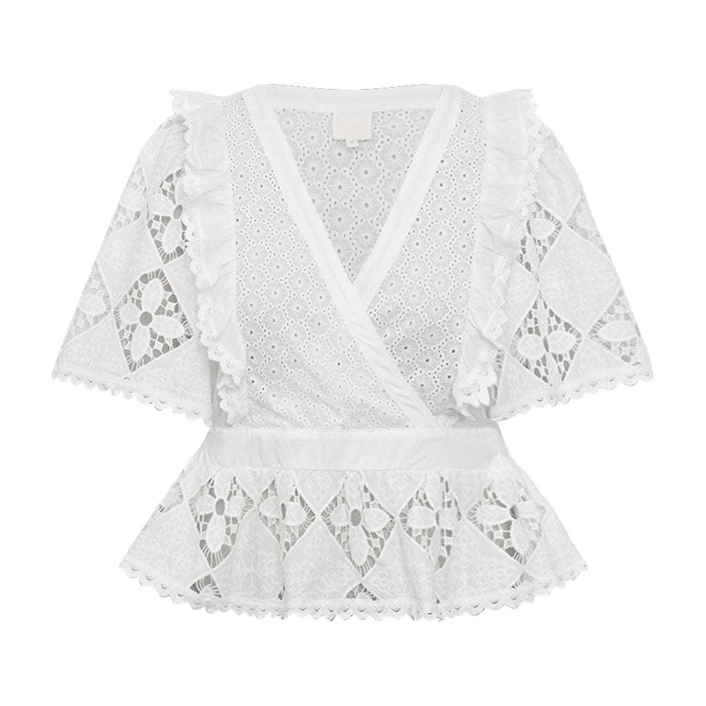 Gossia Bluse - LanaGO Bluse i Hvid