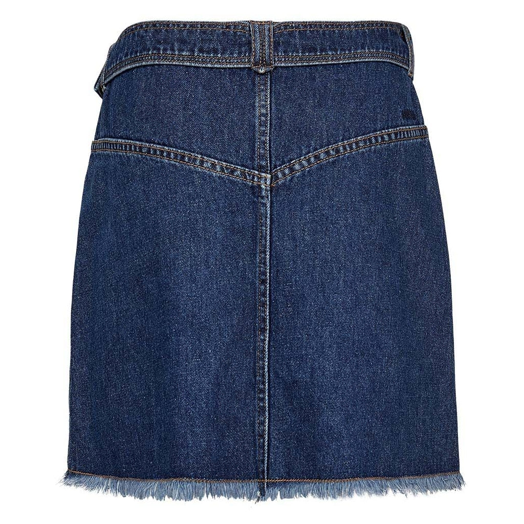 Gossia Nederdel - LizGO  Denim Nederdel i Dark Blue Wash