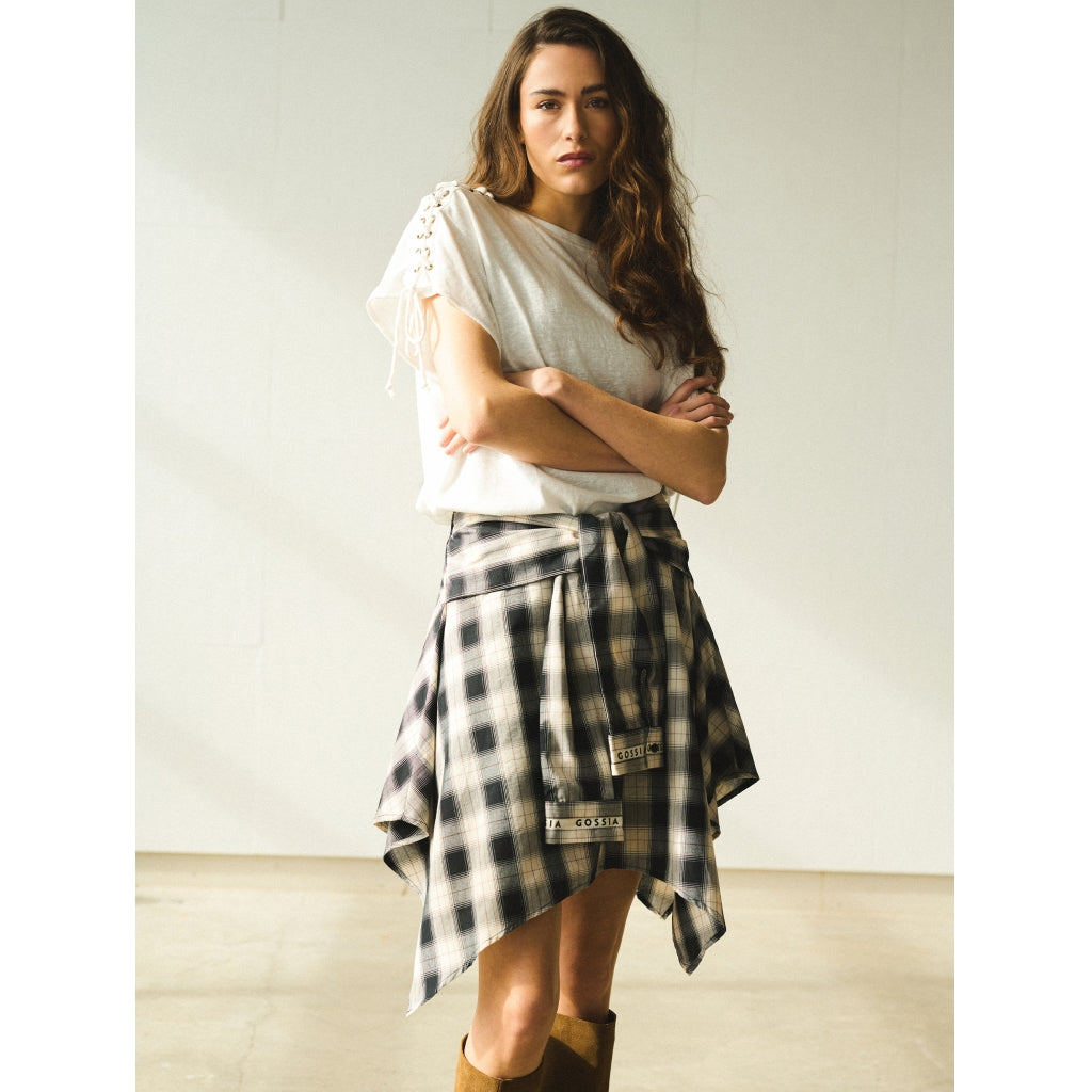 Gossia Nederdel - JullaGO Nederdel i Black Checks