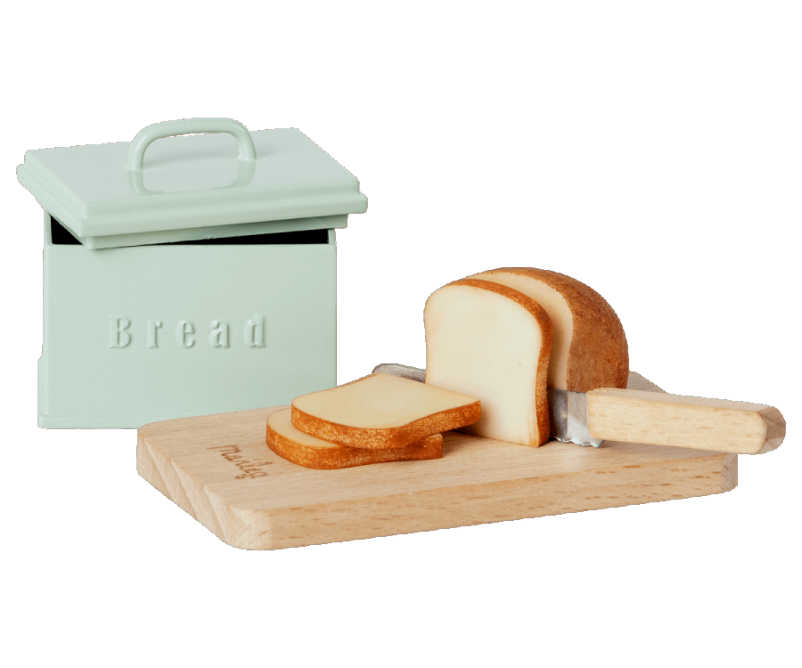 Maileg - Miniature Brødboks Med Tilbehør