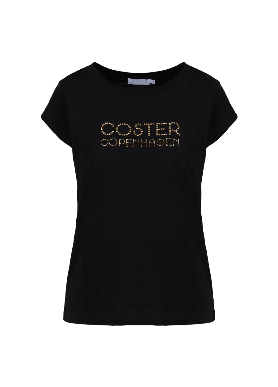 Coster Copenhagen T-shirt - T-shirt Med Studs Logo i Sort