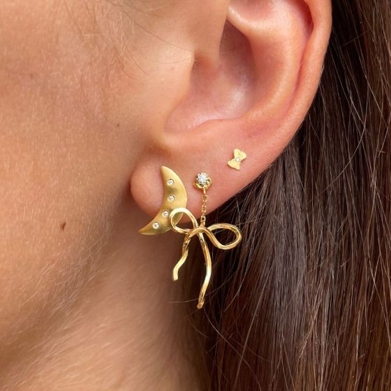Stine A Ørering - Dangling Flow Bow Ørering