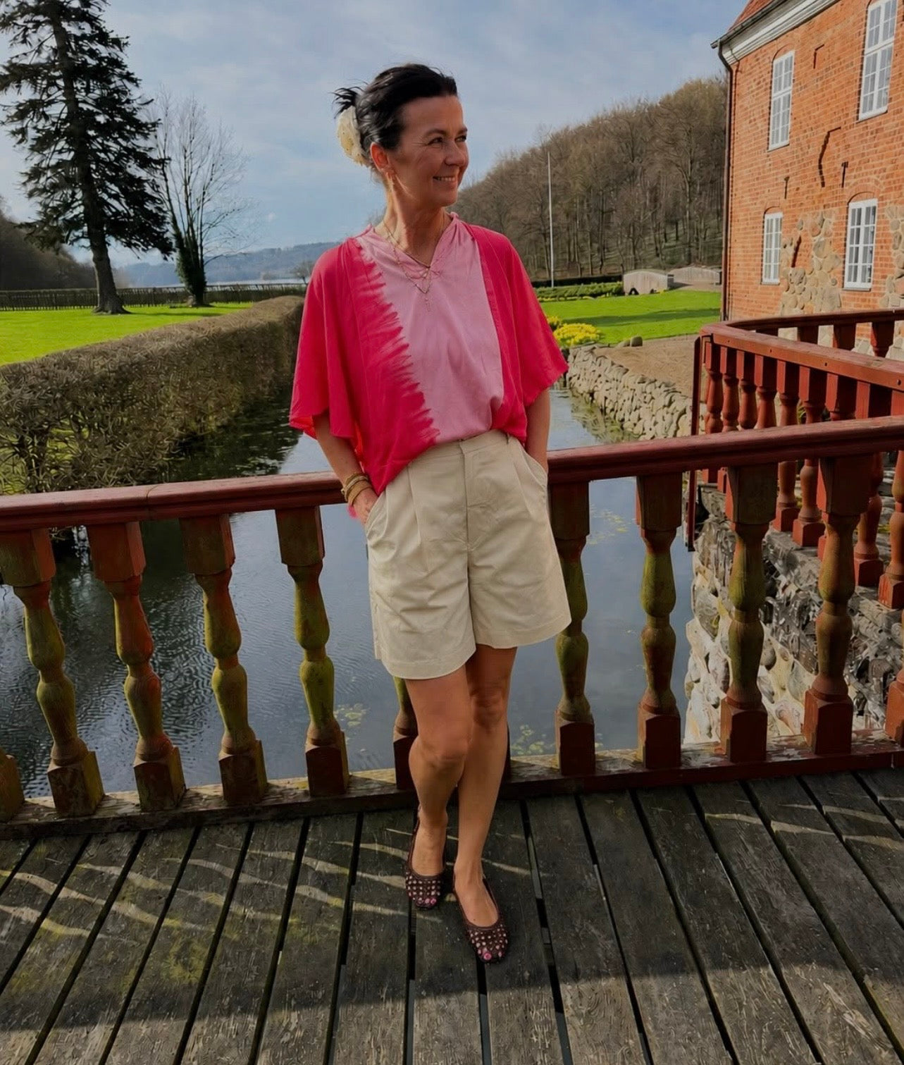 Gossia Bluse - KikiGO Bluse i Geranium Pink