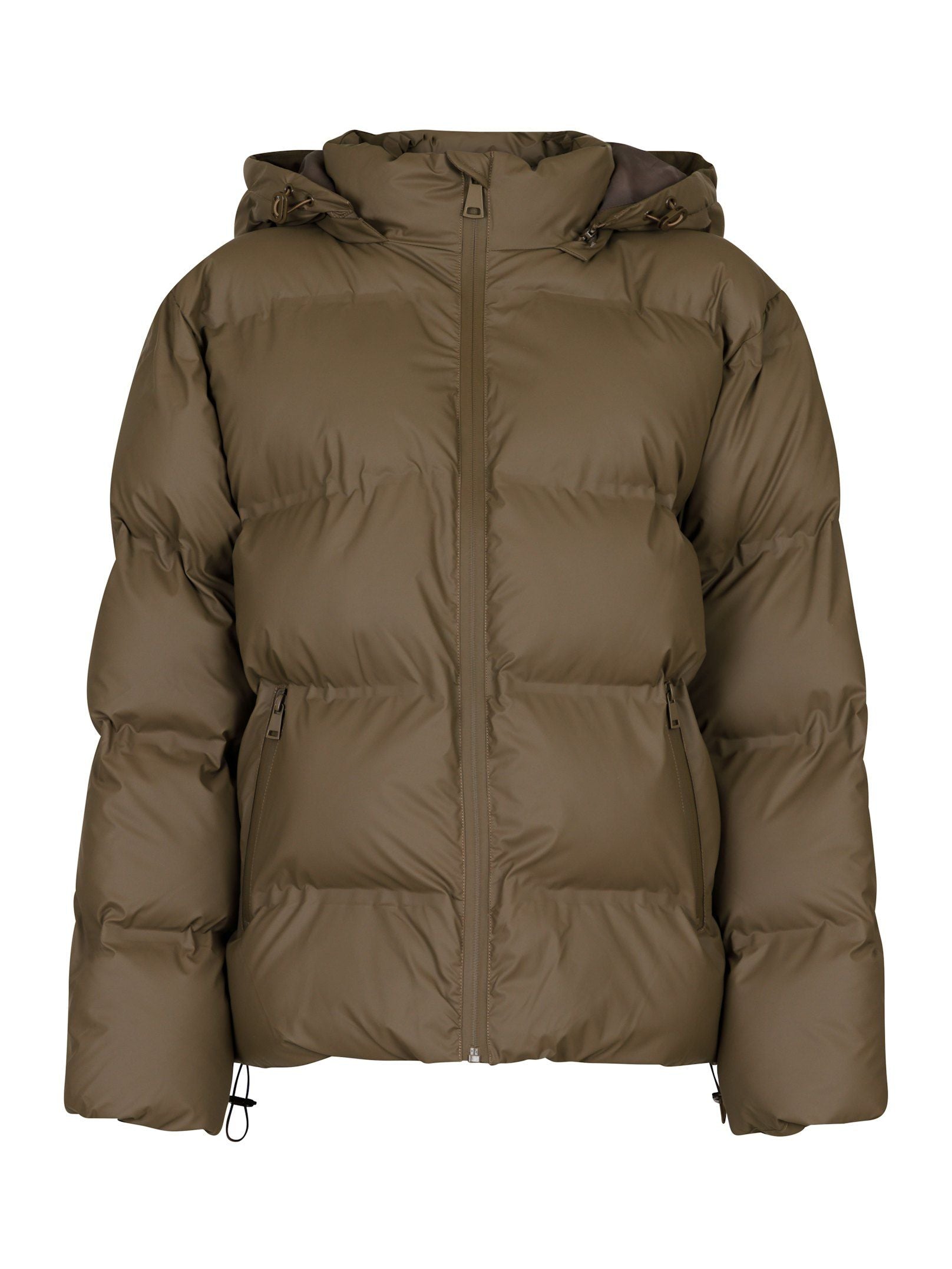 Neo Noir Jakke - Fox C Puffer Jakke i Dark Taupe