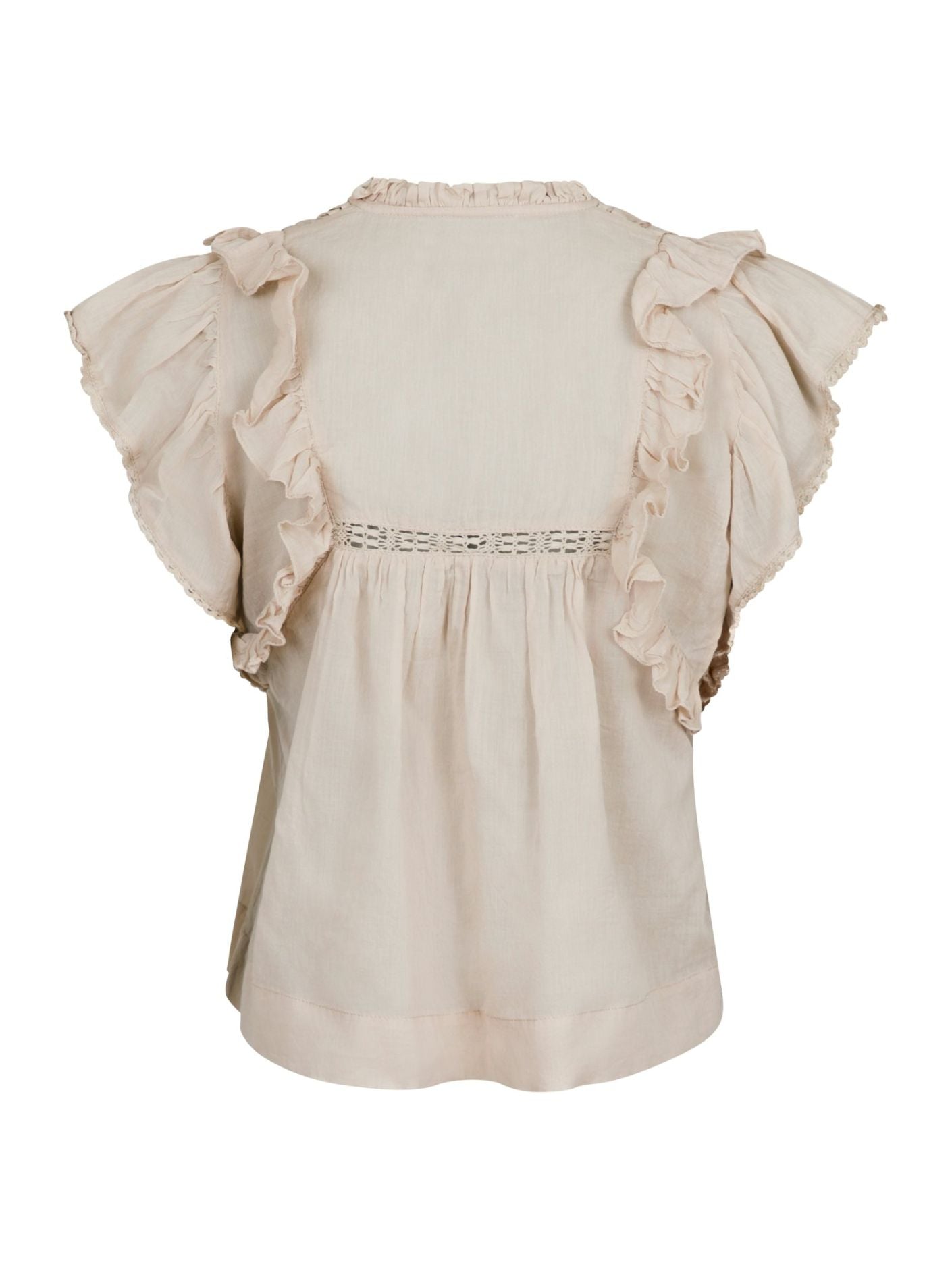 Neo Noir Top - Jayla S Voile Top i Sand