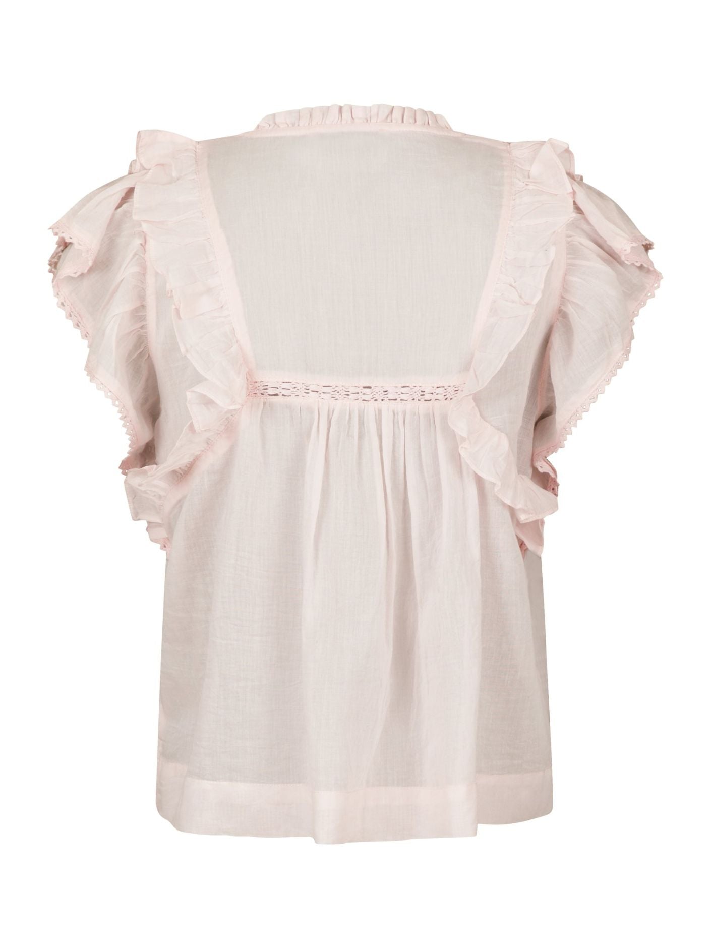 Neo Noir Top - Jayla S Voile Top i Light Pink