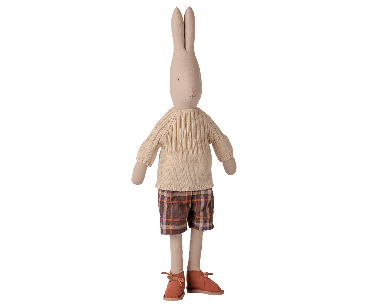 Maileg Kanin - Kanin Størrelse 4 Klassisk, Med Bukser og Strikket Sweater