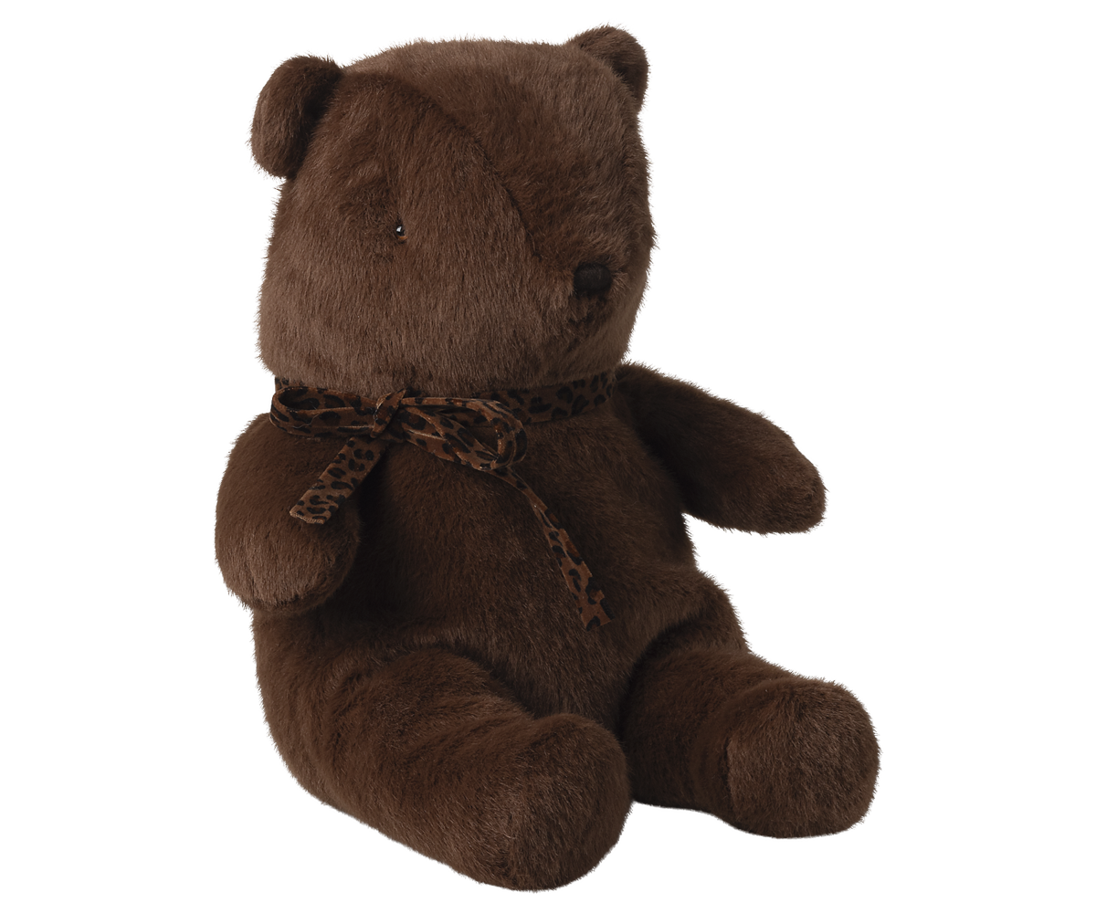 Maileg Safari Friends - Plys Bamse Medium, i Mørk Brun