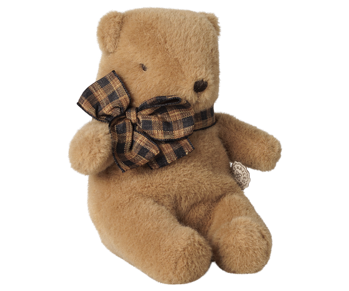 Maileg Teddy Bamse - Teddy Plush Bamse Mini i Mushroom