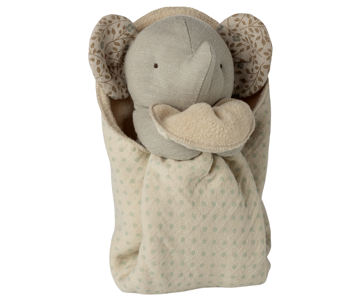 Maileg Lullaby Friends - Elefant Mini i Grå