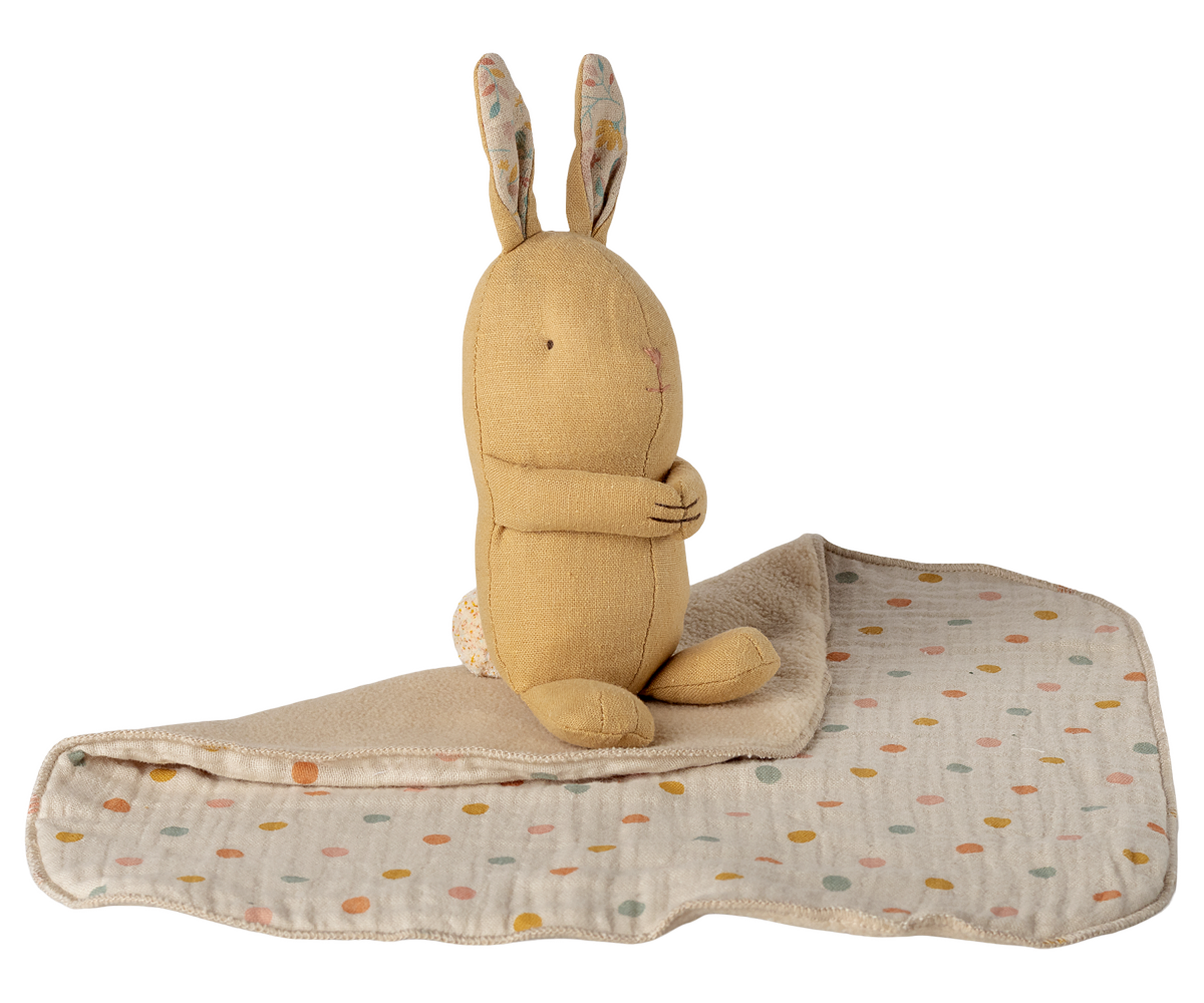 Maileg Lullaby Friends - Kanin Mini i Cremegul