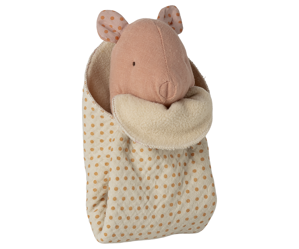 Maileg Lullaby Friends - Gris Mini i Lyserød